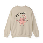 Self Care Cat Crewneck Sweatshirt