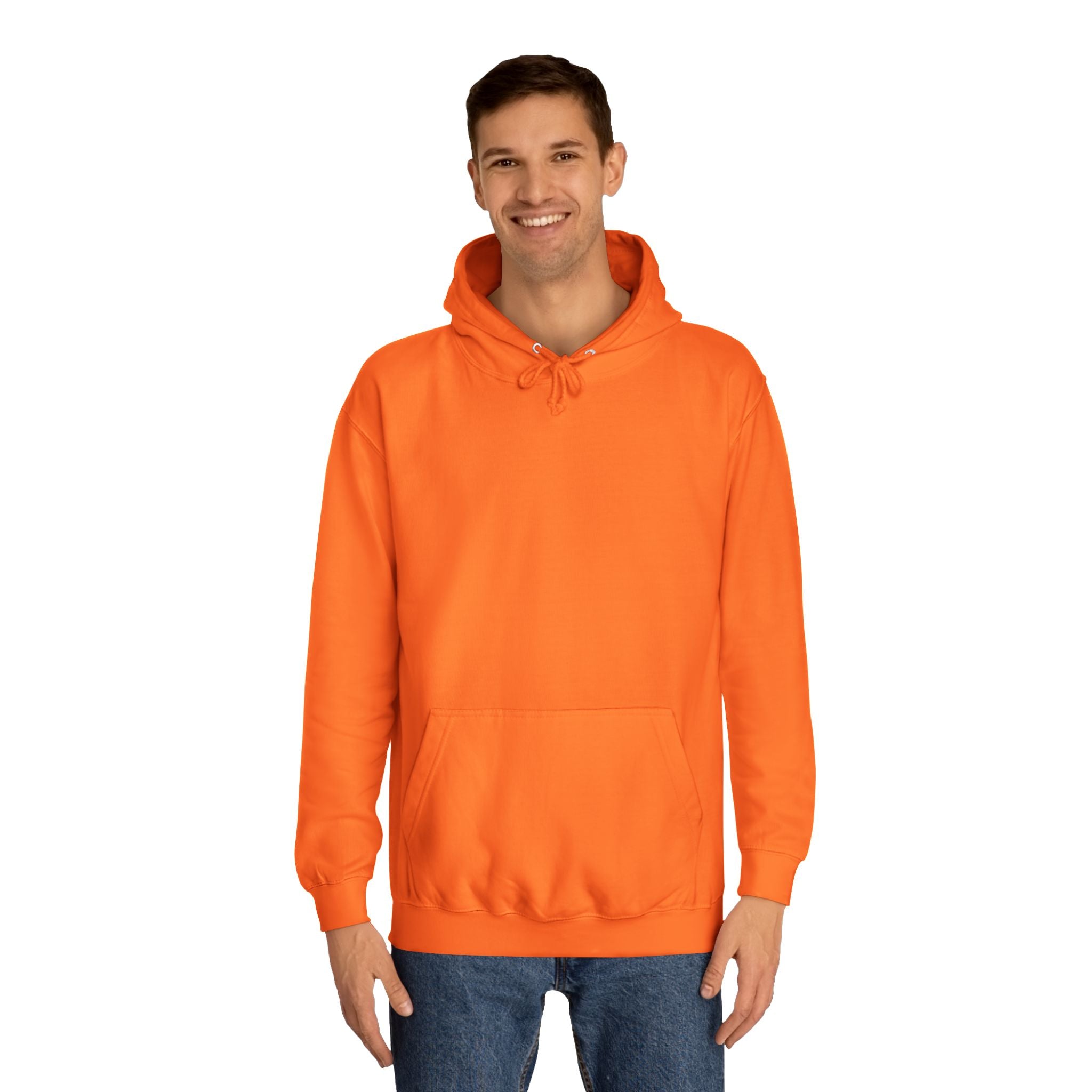 Unisex College Hoodie with Fun Cartoon Design, Cozy College Wear