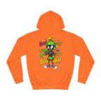 Unisex College Hoodie with Fun Cartoon Design, Cozy College Wear
