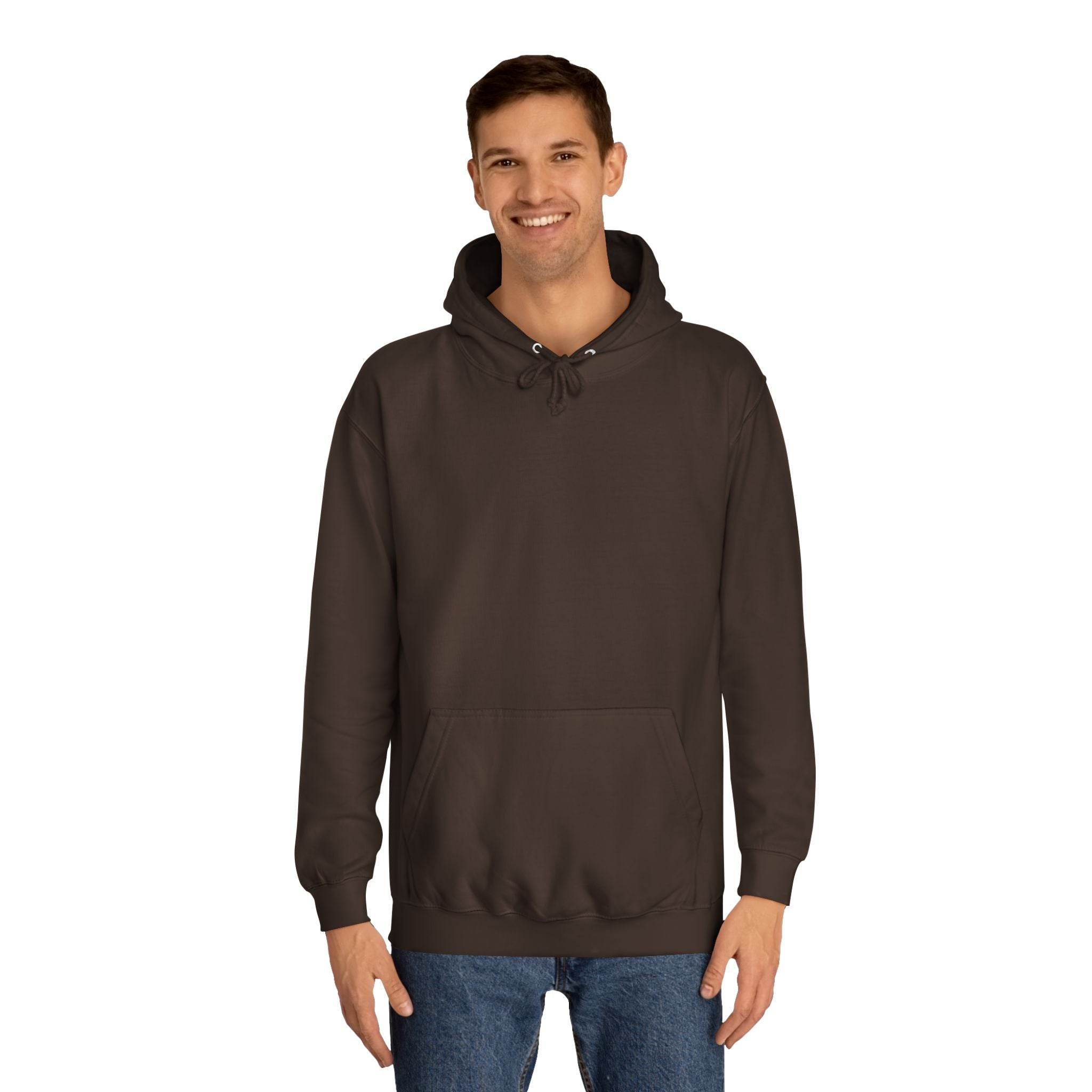 Unisex College Hoodie with Fun Cartoon Design, Cozy College Wear