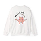 Self Care Cat Crewneck Sweatshirt