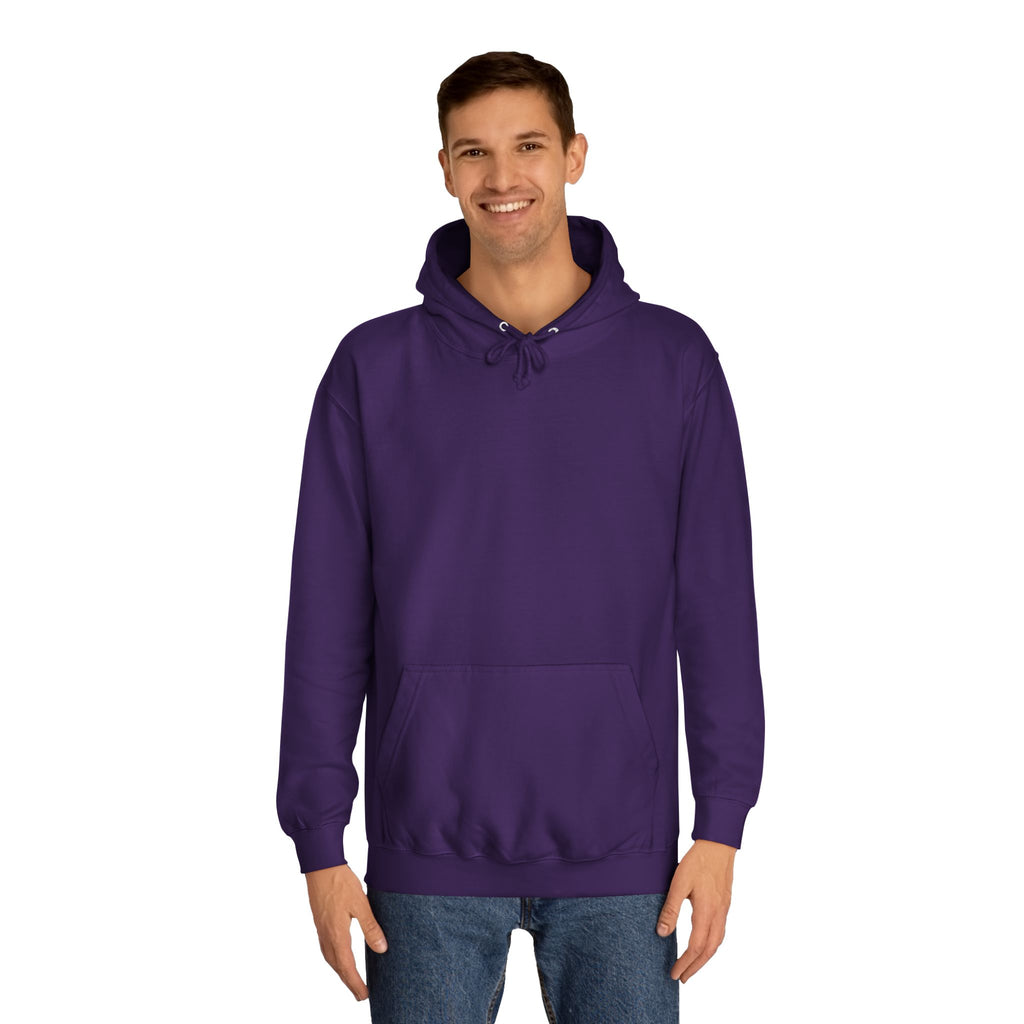 Unisex College Hoodie with Fun Cartoon Design, Cozy College Wear