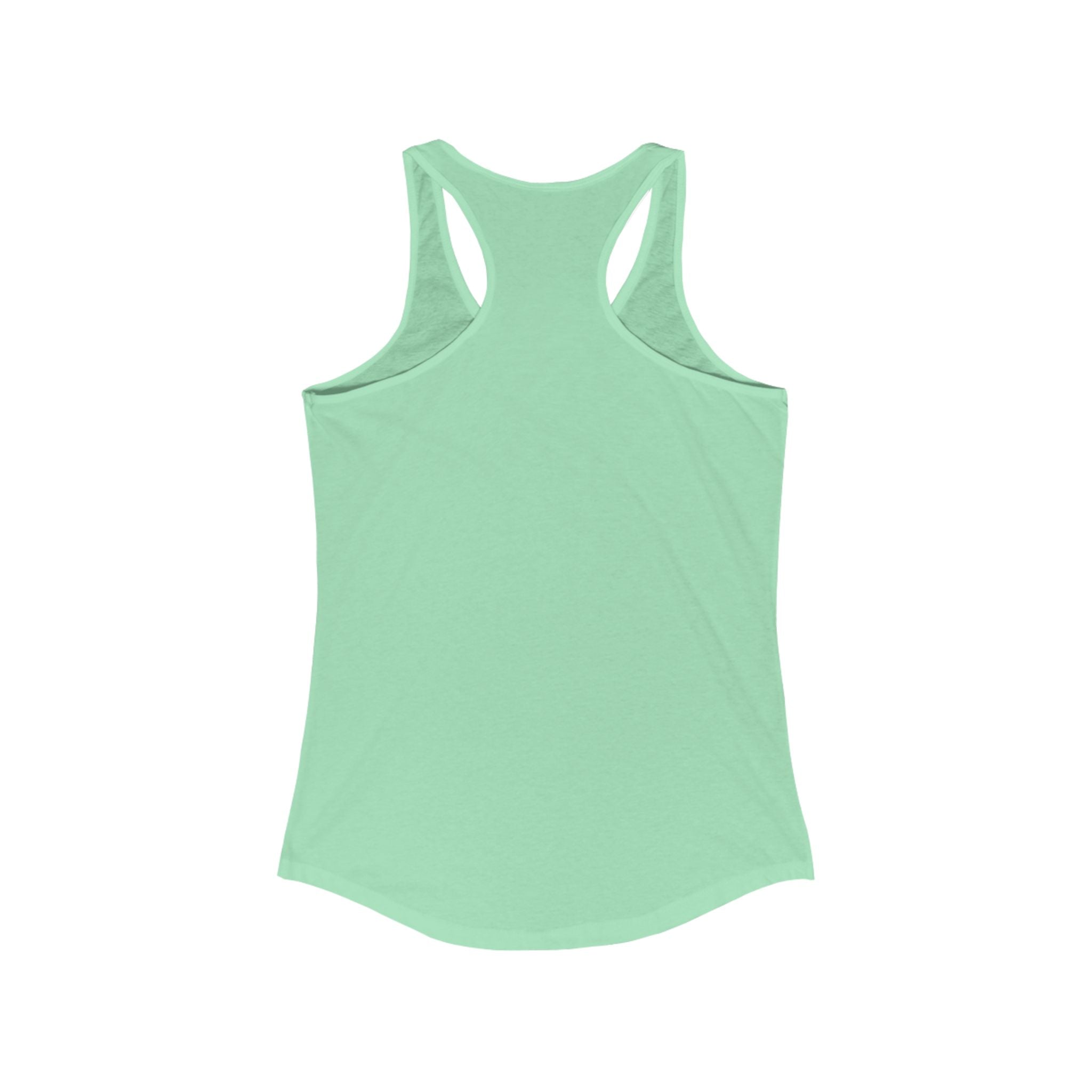 Cute Bunny Graphic Racerback Tank, Women's Summer Top