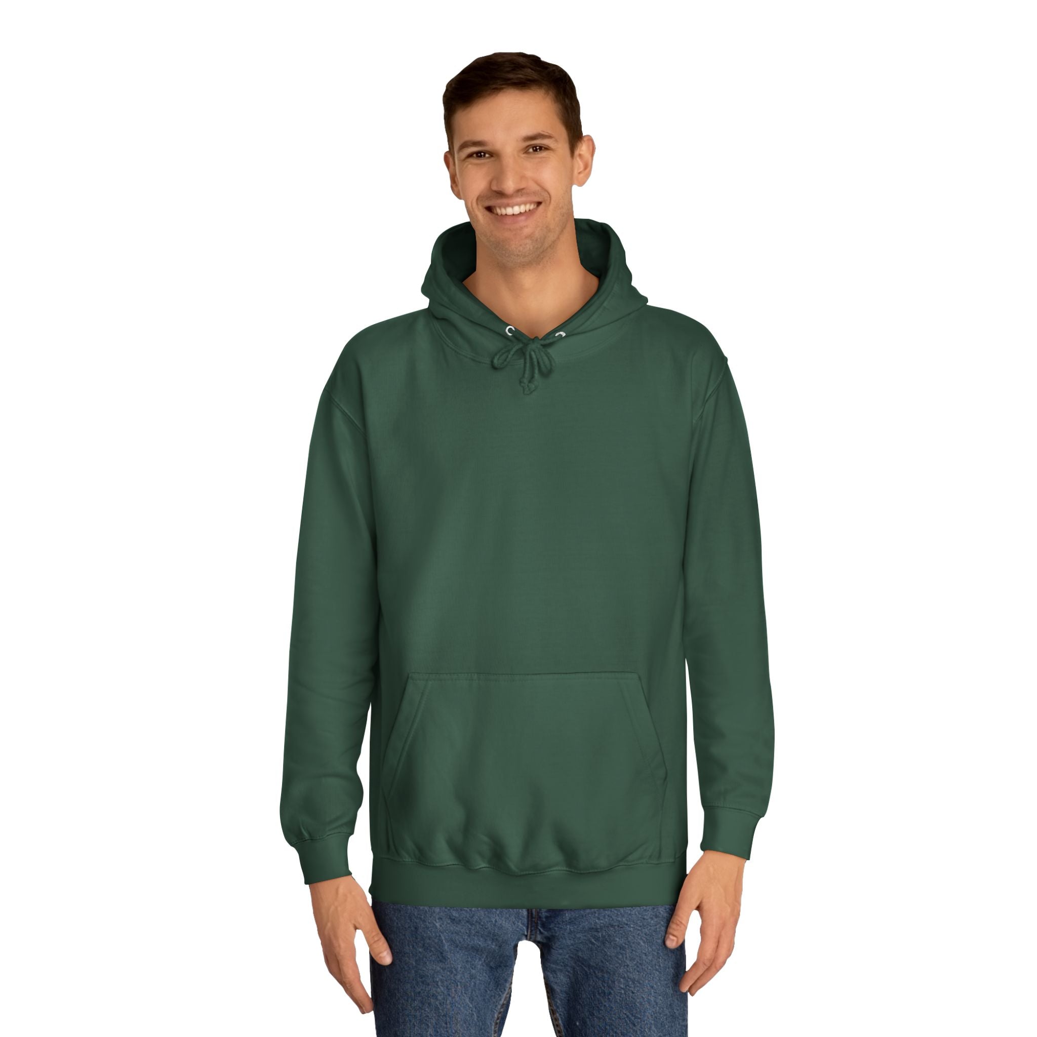 Unisex College Hoodie with Fun Cartoon Design, Cozy College Wear