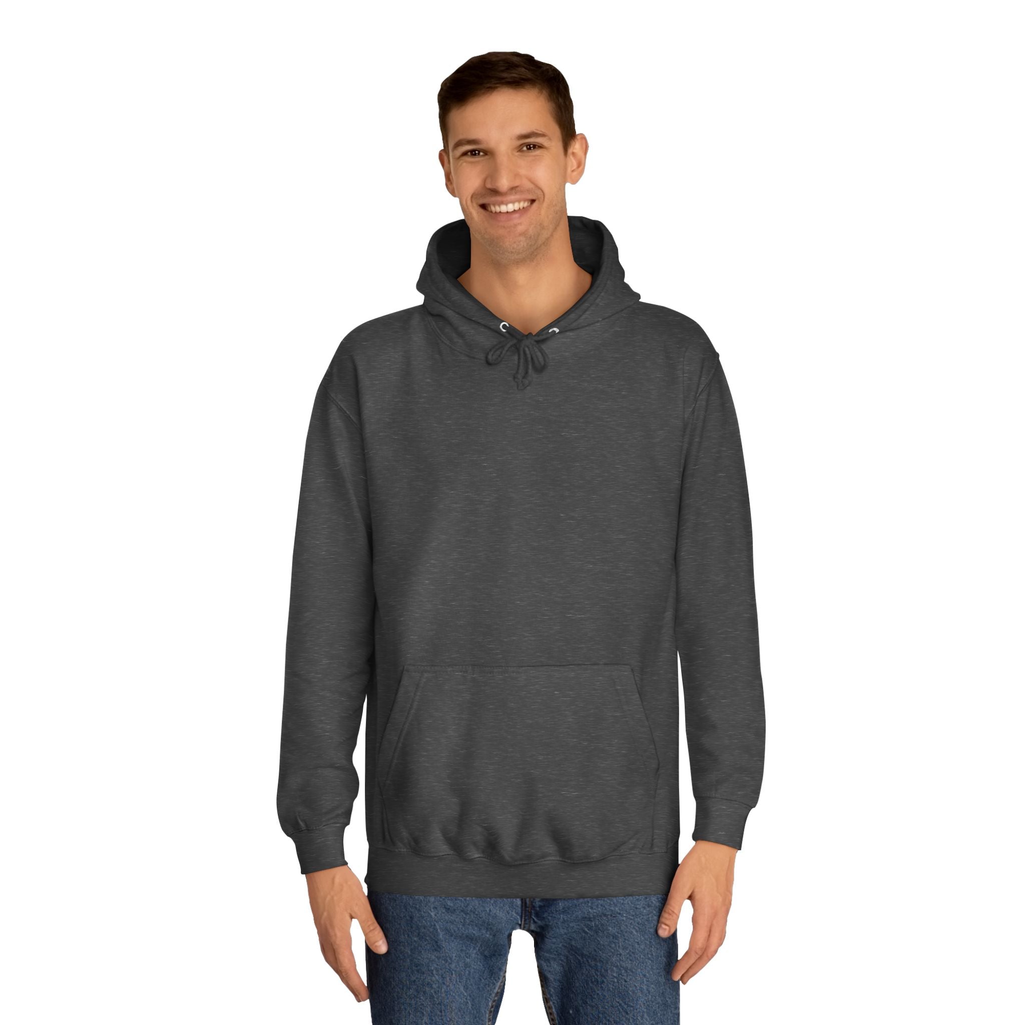 Unisex College Hoodie with Fun Cartoon Design, Cozy College Wear