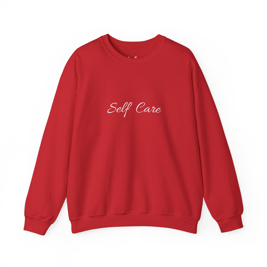 Self Care Cat Crewneck Sweatshirt