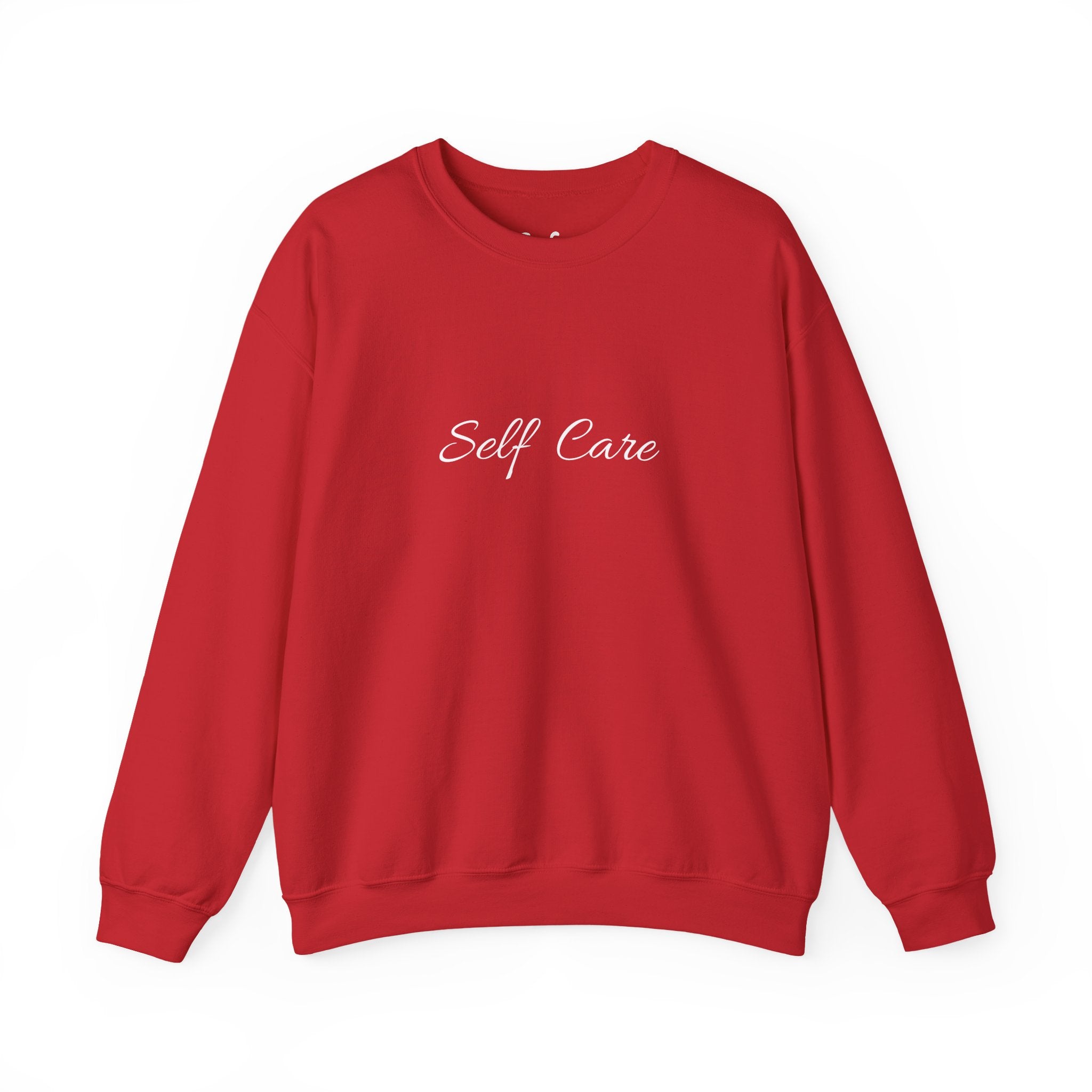 Self Care Cat Crewneck Sweatshirt