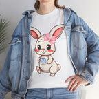 Cute Bunny Design Unisex Heavy Cotton Tee