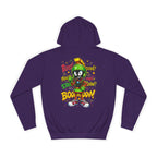 Unisex College Hoodie with Fun Cartoon Design, Cozy College Wear