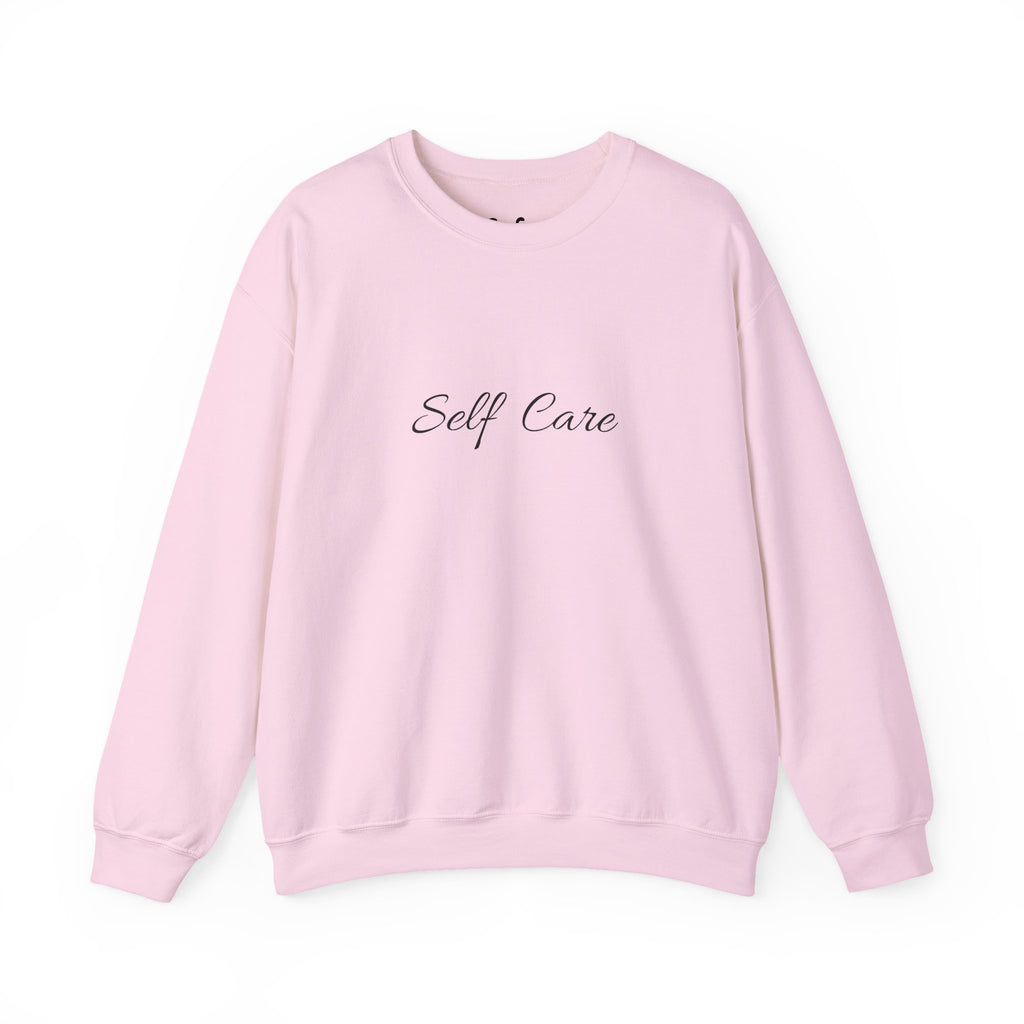 Self Care Cat Crewneck Sweatshirt