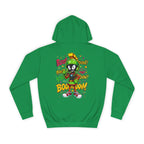 Unisex College Hoodie with Fun Cartoon Design, Cozy College Wear