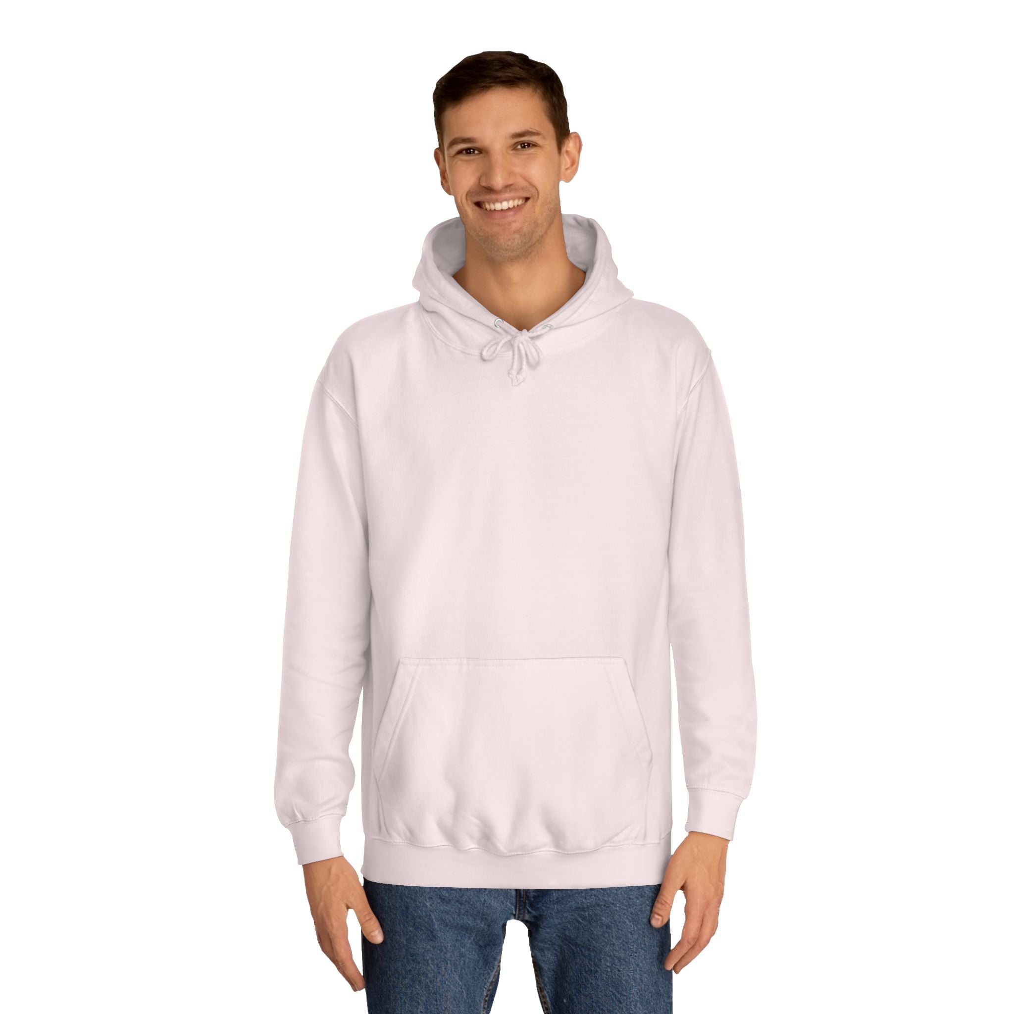 Unisex College Hoodie with Fun Cartoon Design, Cozy College Wear