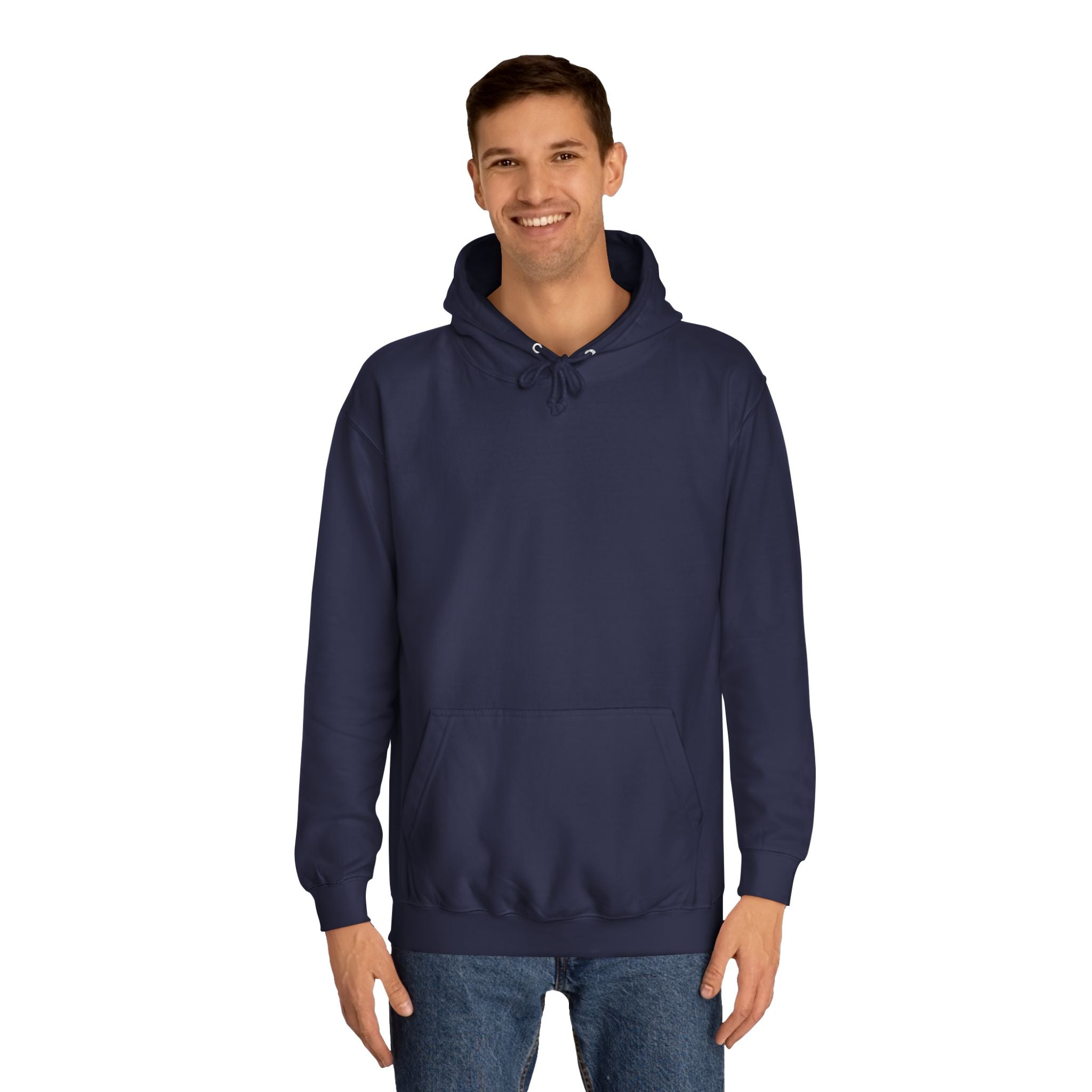 Unisex College Hoodie with Fun Cartoon Design, Cozy College Wear