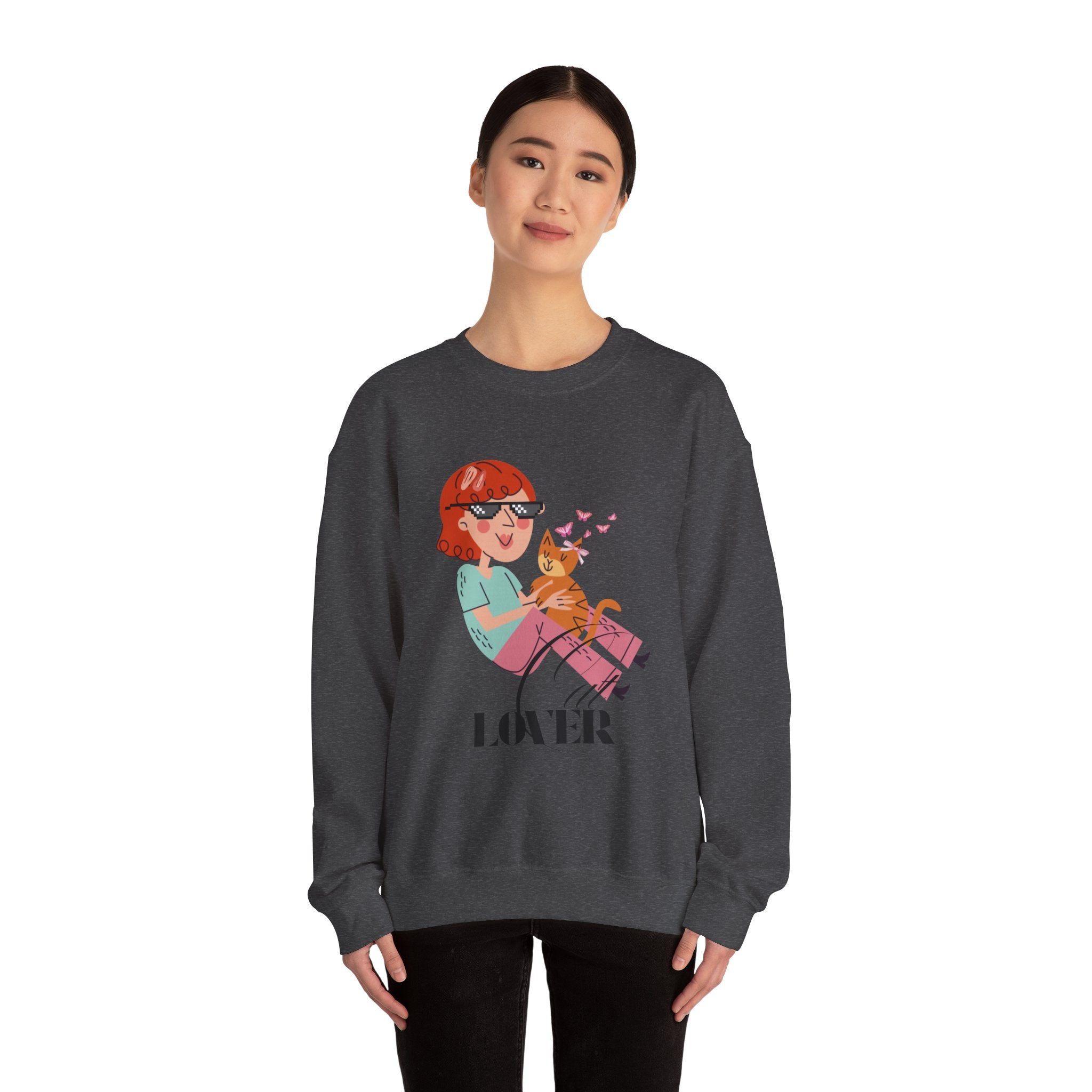 Cat Lover Crewneck Sweatshirt