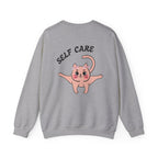 Self Care Cat Crewneck Sweatshirt
