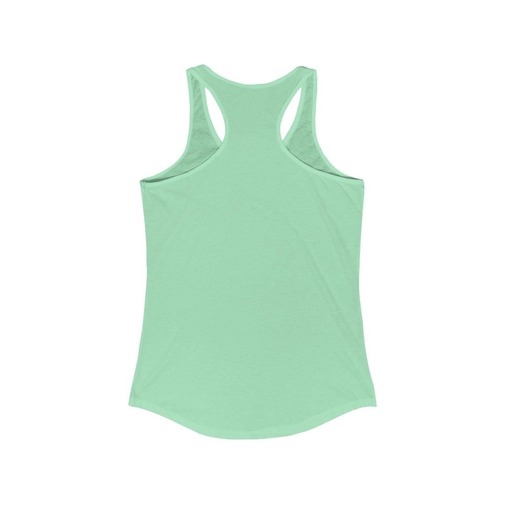Cute Cat Bow Racerback Tank Top