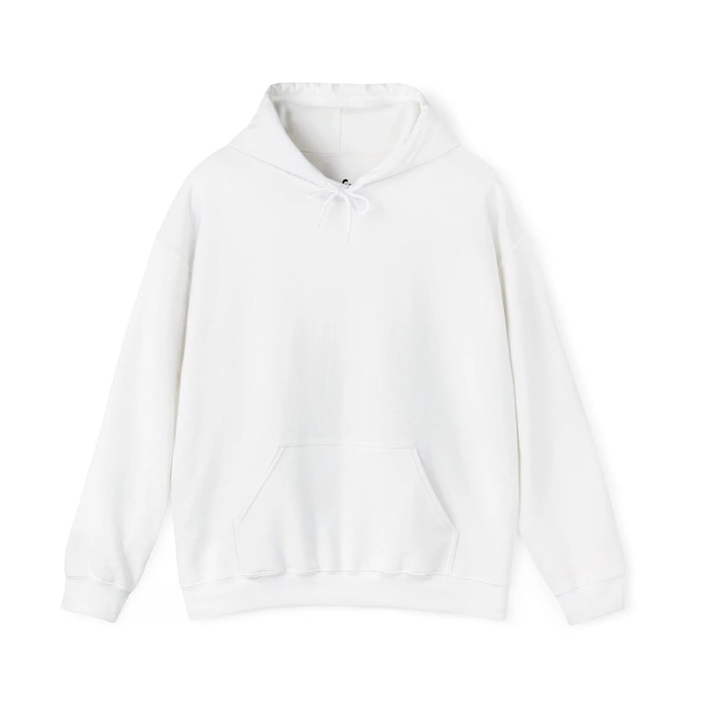 White hoodie on a white background
