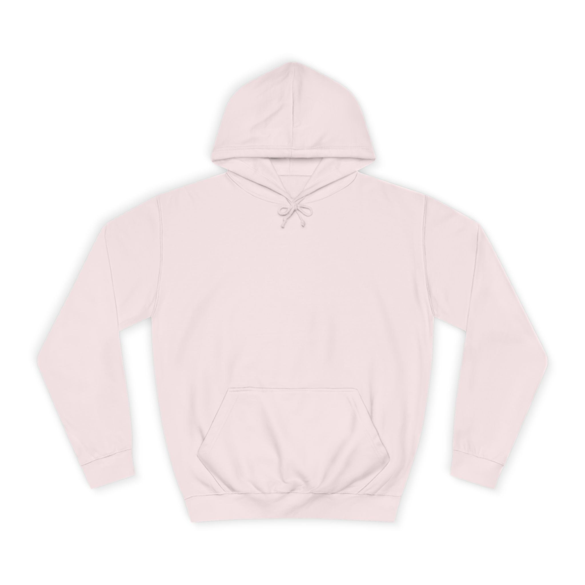 Baby Pink hoodie on a white background