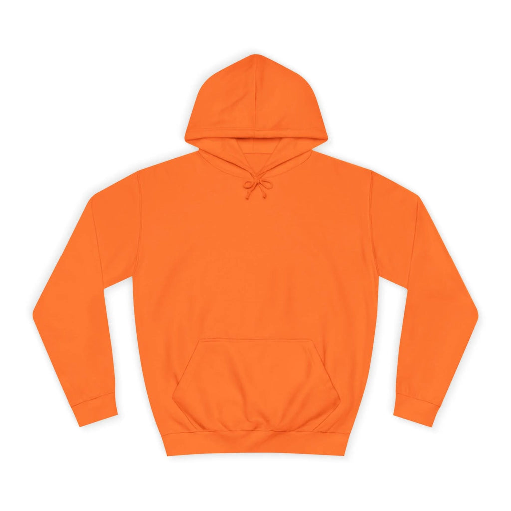 Orange crush hoodie on a white background