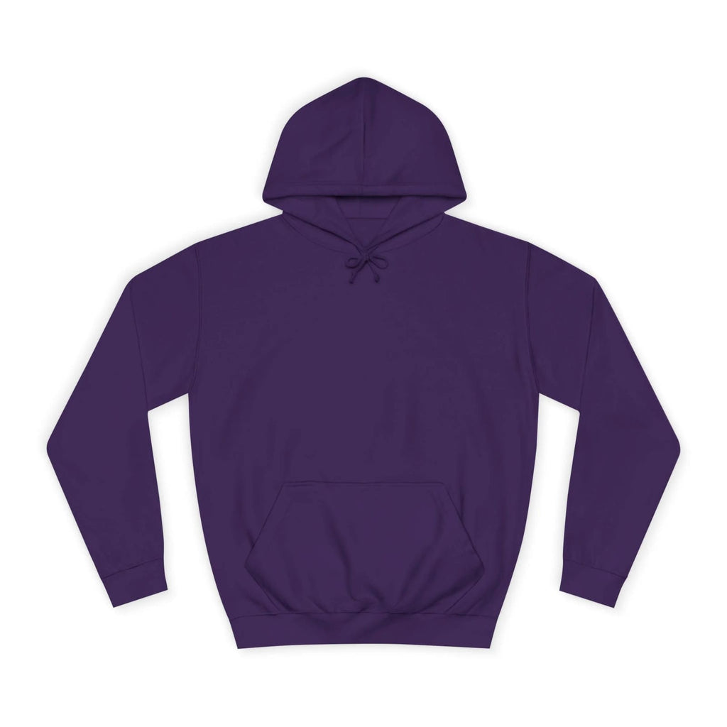 Purple hoodie on a white background