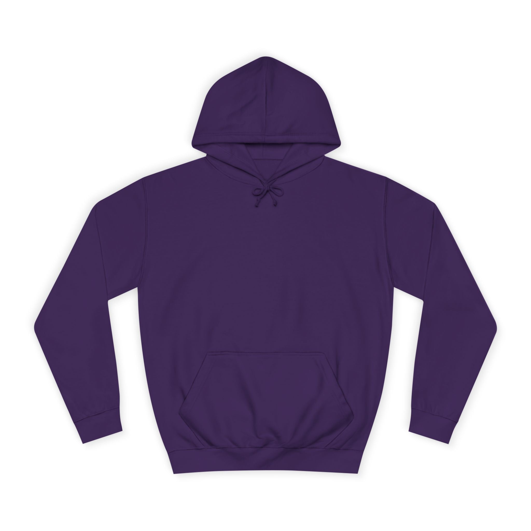 Purple hoodie on a white background