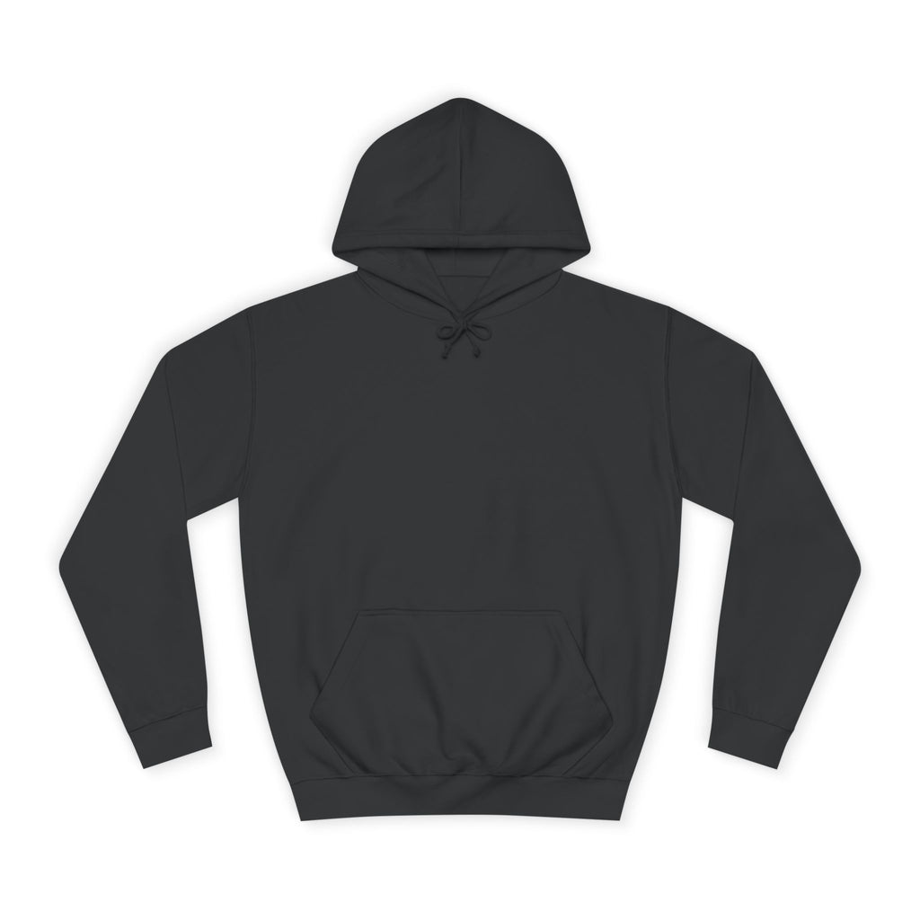 Jet Black hoodie on a white background
