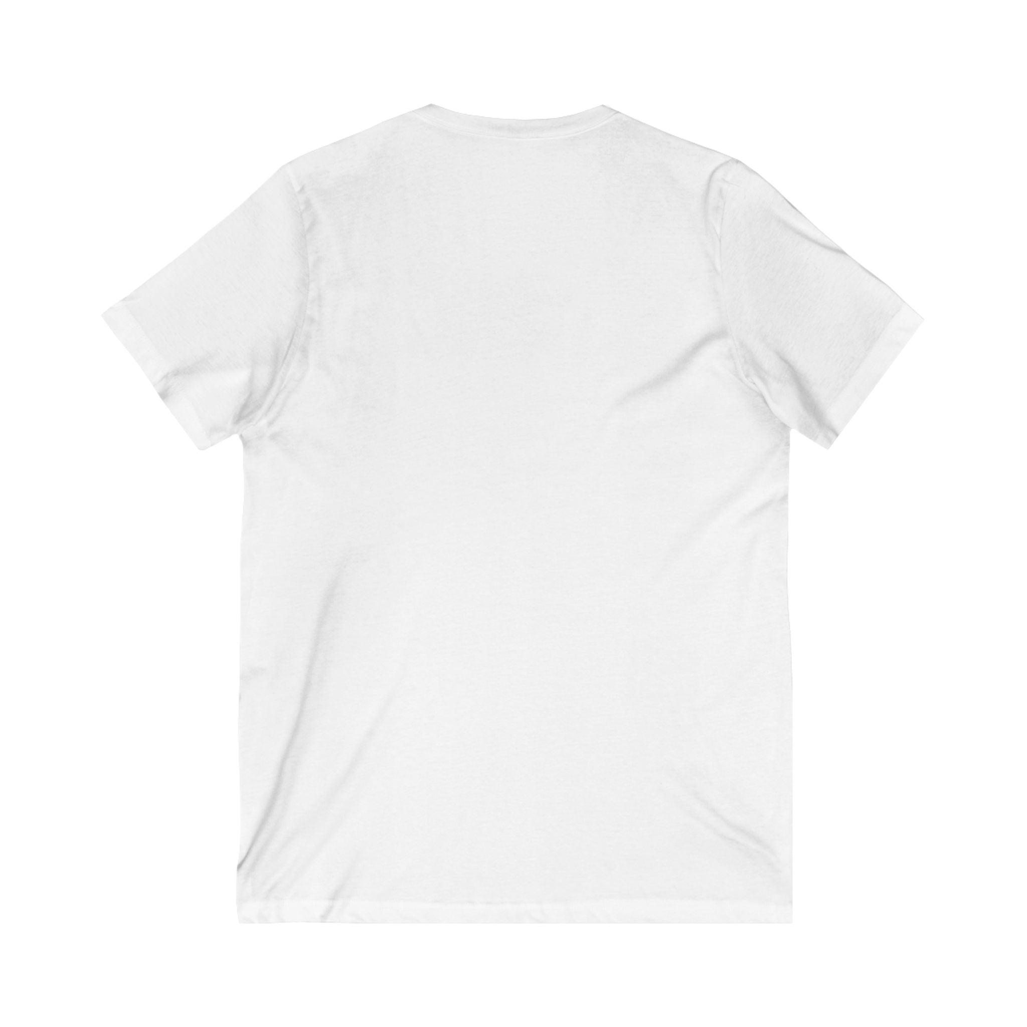Plain white t-shirt on a white background